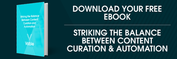 Ebook download: Striking the Balance Between Content Curation and Automation