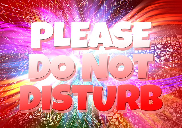 Please do not disturb