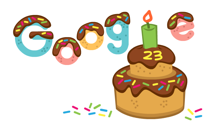 Google's 23rd birthday in 2021